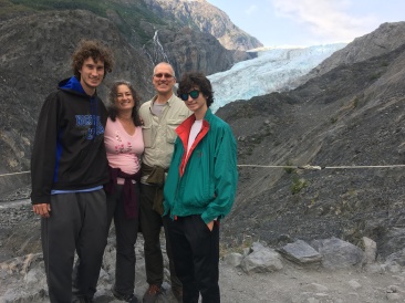 2019-07-12 07-50th-anniversary-cruise-Seward-to-Anchorage-23-Exit-Glacier-Chance-Suzi-Travis-Dax.JPG